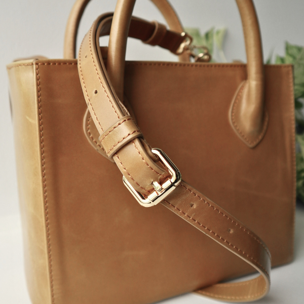 Milan Square Handbag Costal Leather Bags