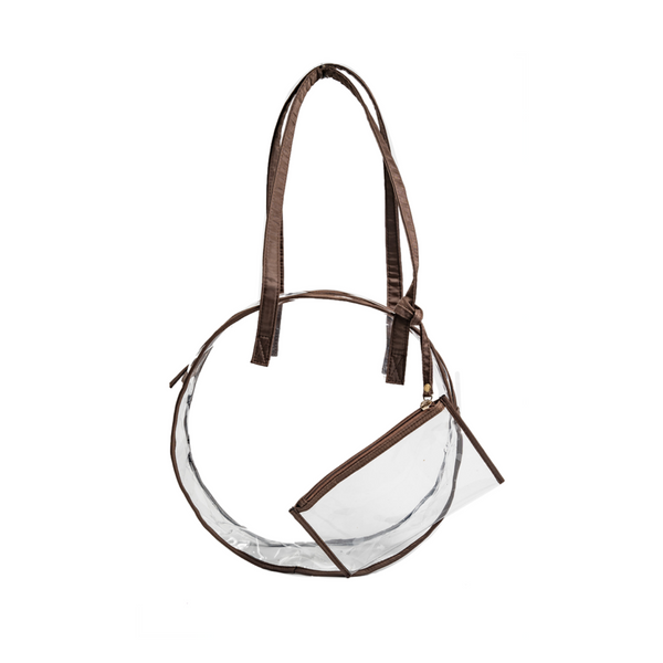 Clear Round Bag Costal Leather Bags