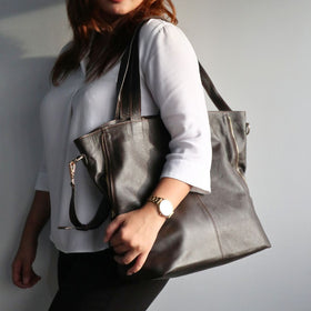 Carry bag leather best sale