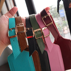 Passport Holder and Luggage Tag Set