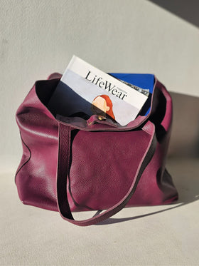 SALE Madison Easy Tote - Plum