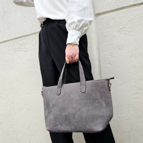 SALE Harper Mini Crossbody Tote in Distressed Ash