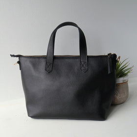 SALE Harper Mini Crossbody Tote in Black