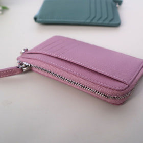 Slim Card Wallet with Wristlet